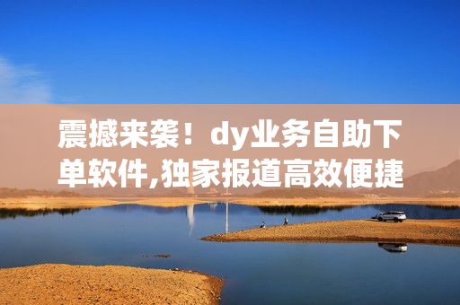 震撼来袭！dy业务自助下单软件,独家报道高效便捷的自助下单软件助力DY业务全面提升体验！